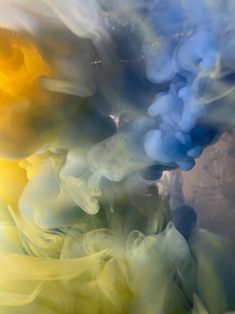 colorful smoke shapes wallpaper