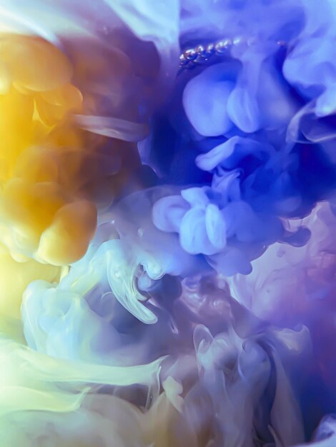 colorful smoke shapes wallpaper