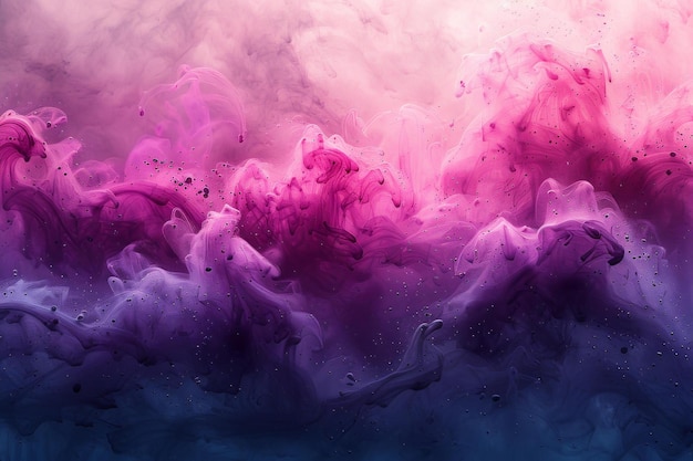 Colorful Smoke or Vapor Paint Abstract Art