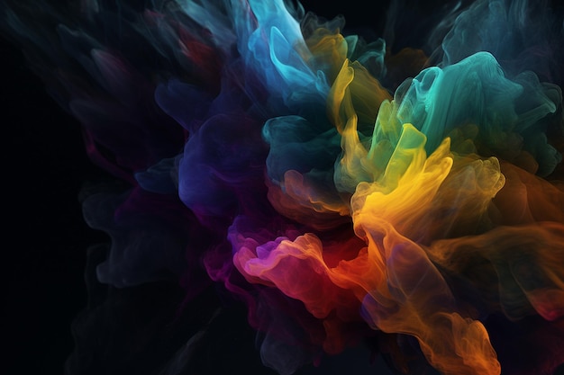 A colorful smoke wallpaper that says'smoke'on it