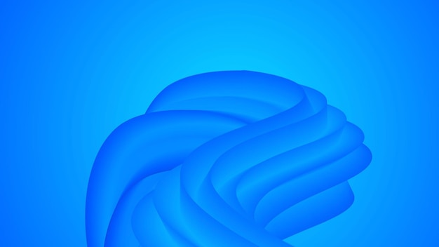 Colorful smooth illustration blue and sky blue gradient wallpaper image blue dark blue