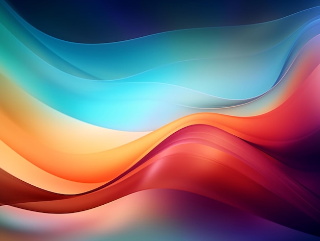 Colorful Smooth Texture Liquify Wallpaper Background AI Generated