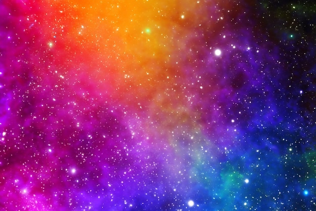 colorful space background