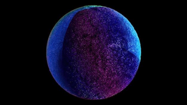 Colorful sphere with gradient