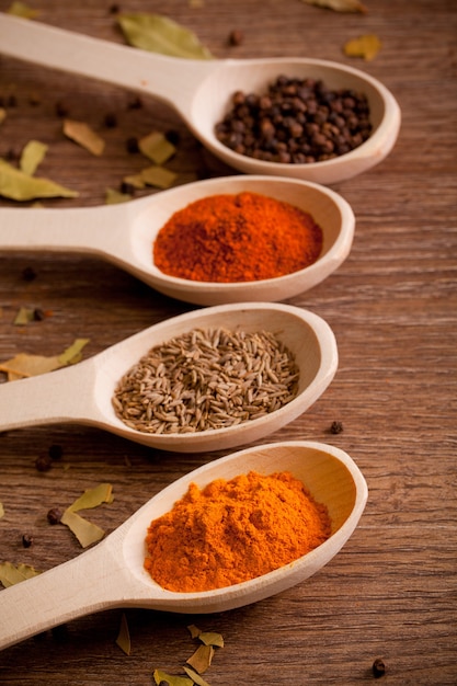 Colorful spices