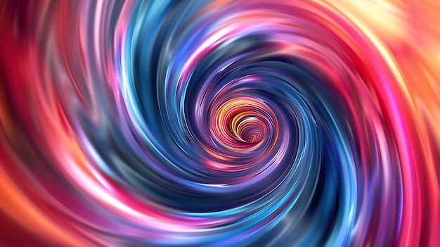 a colorful spiral is shown with a colorful pattern