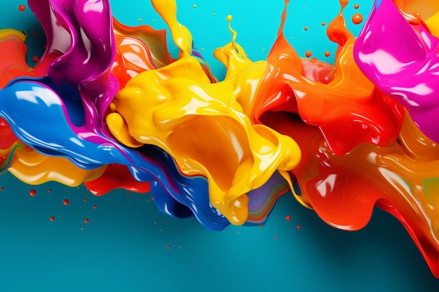 colorful splash background