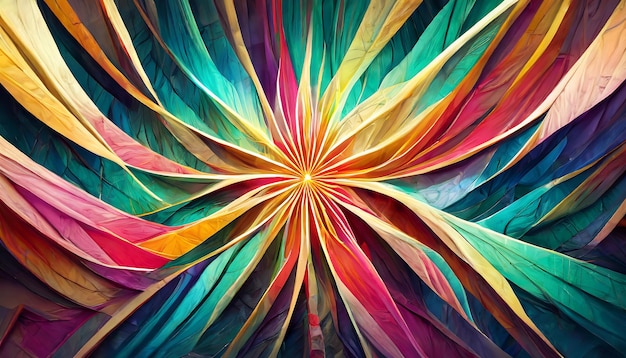 Colorful starburst design texture