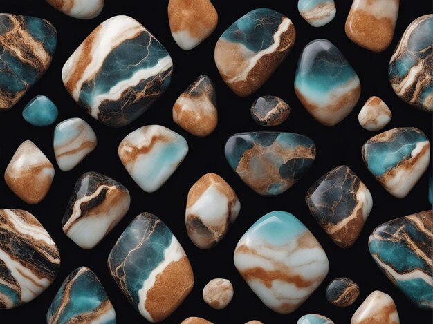 Colorful stone background sea stone background pebbles background rock wall background colorful rock