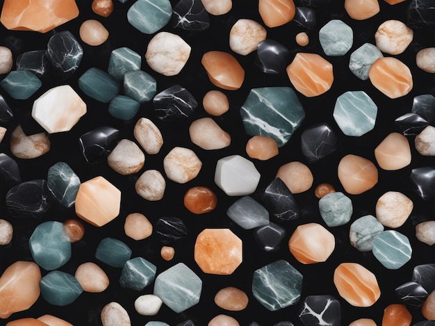 Colorful stone background sea stone background pebbles background rock wall background colorful rock