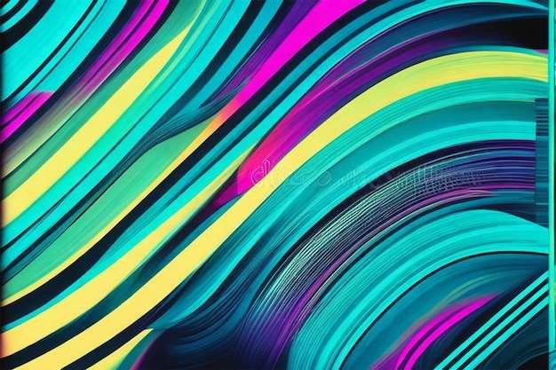 Colorful striped abstract background