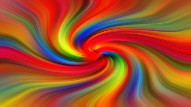 A colorful swirl of colors with a spiral design in the center.