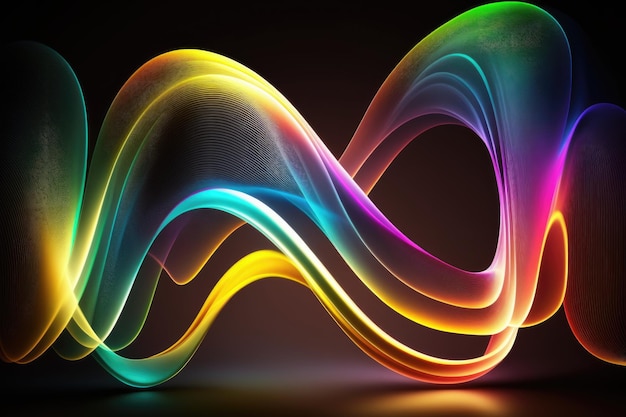 A colorful swirl of light is shown in this image.