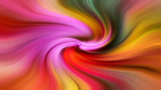 A colorful swirl with a white background.