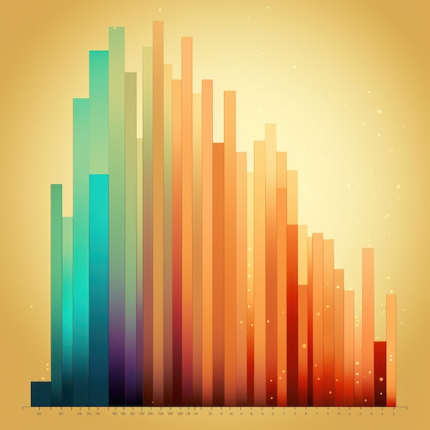 Photo colorful tan abstract statistics chart wallpaper background illustration v 52 job id 9fe4f37fca5b404f94218ad516d614f7