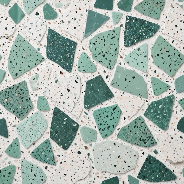 Photo colorful terrazzo pattern design