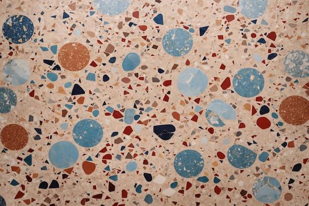 Colorful Terrazzo Texture Multicolor Terrazzo Texture Background Terrazzo Mosaic Tiles Terrazzo Marble Background AI Generative