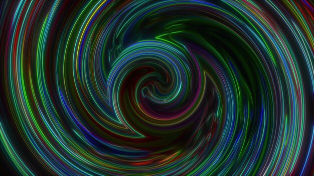 Colorful twirl