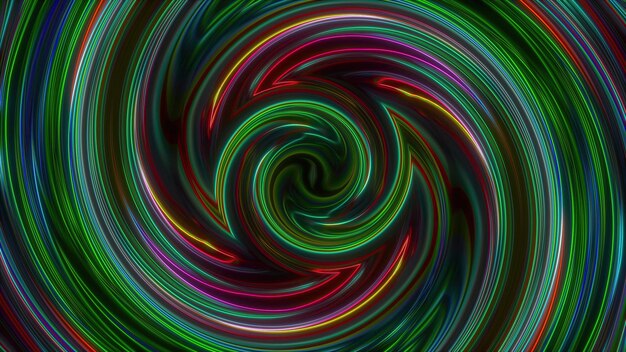 Colorful twirl