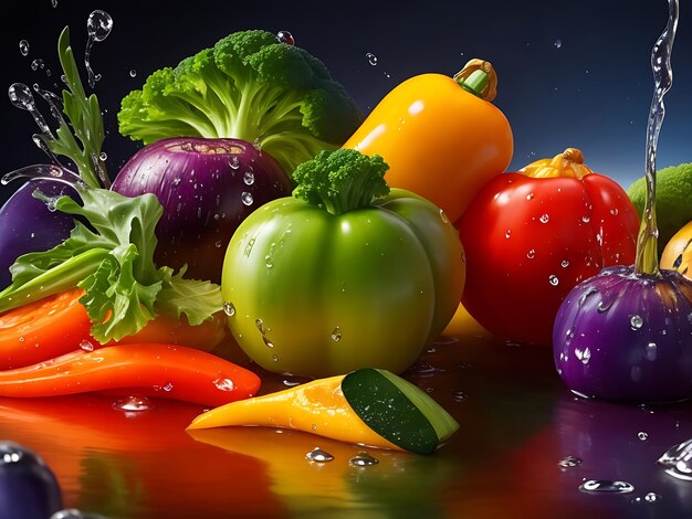 colorful vegetables on the table