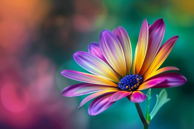 Colorful and vibrant flower wallpaper for desktop display