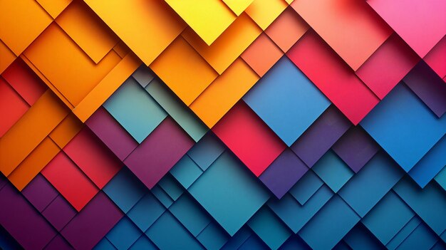 colorful and vivid geometric shapes background