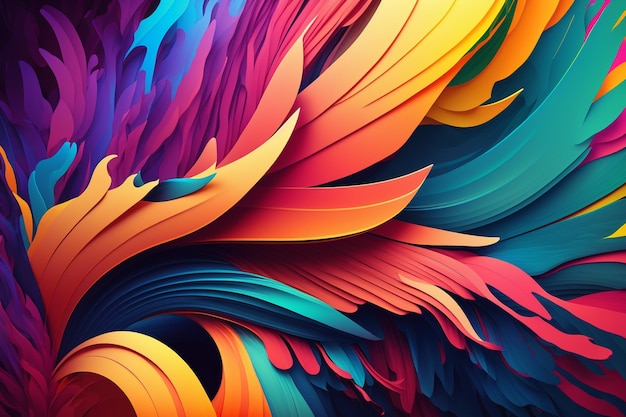 Colorful wallpaper with a colorful background and a colorful design.