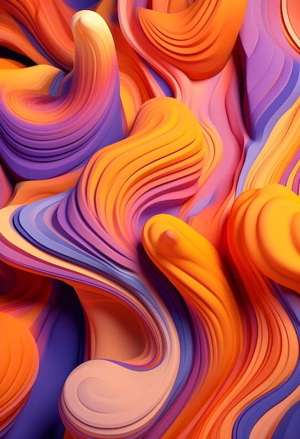 Colorful wallpaper with a colorful swirl and the word art on it