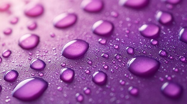 Photo colorful water droplets on a reflective surface with vibrant bokeh lights in the background