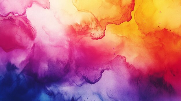 Photo colorful watercolor abstract background