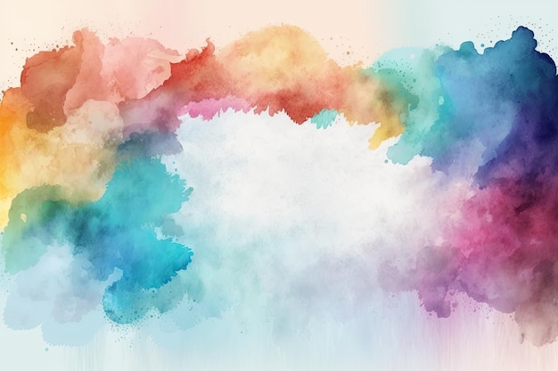 Colorful Watercolor Abstract Background