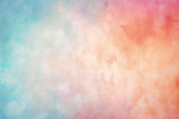 Colorful watercolor background with a pink and blue background