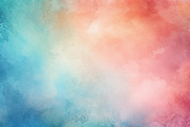 A colorful watercolor background with a pink and blue background.