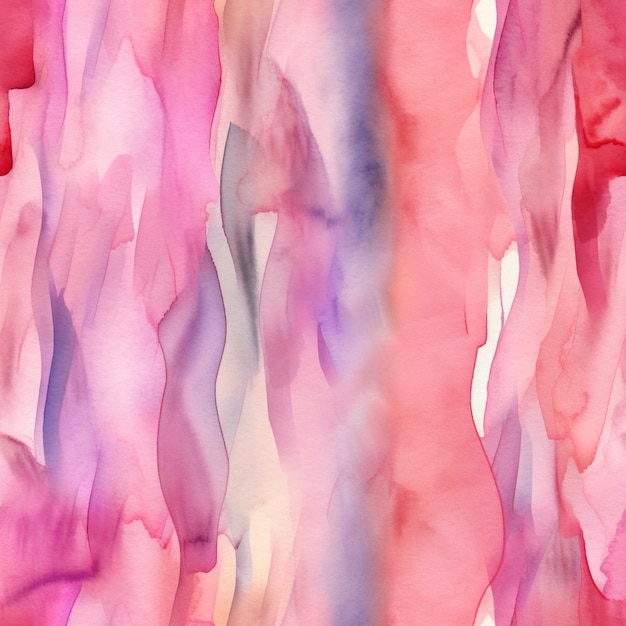 A colorful watercolor background with a pink and blue swirls.