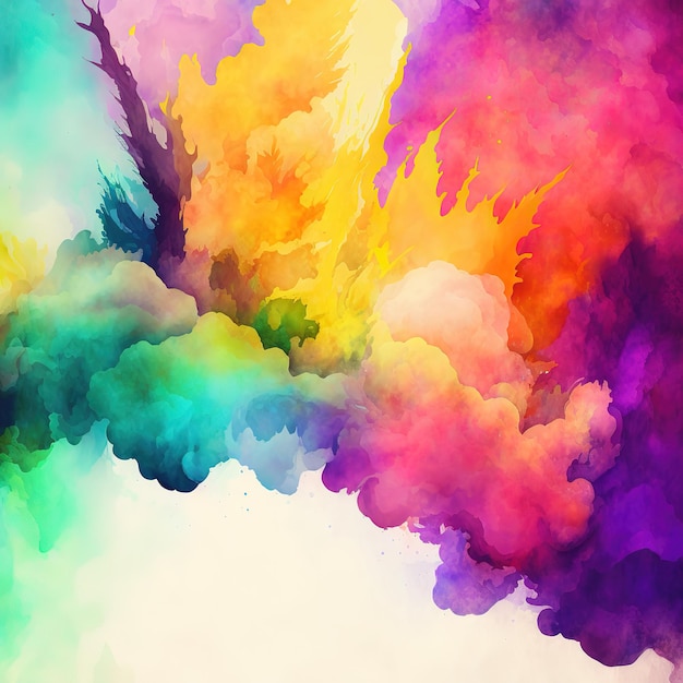 colorful watercolor background