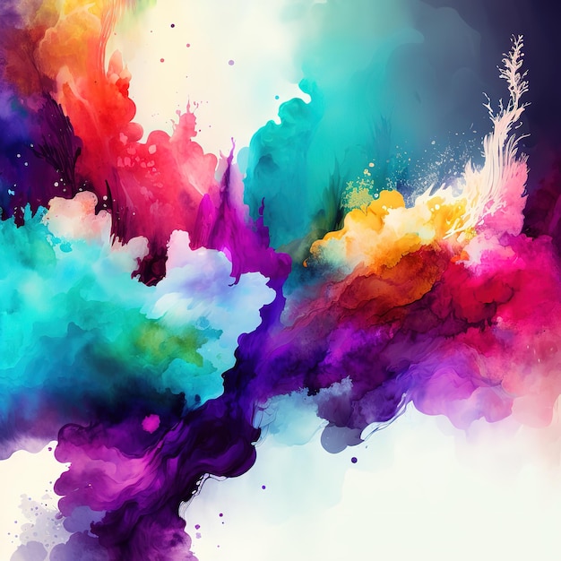 colorful watercolor background