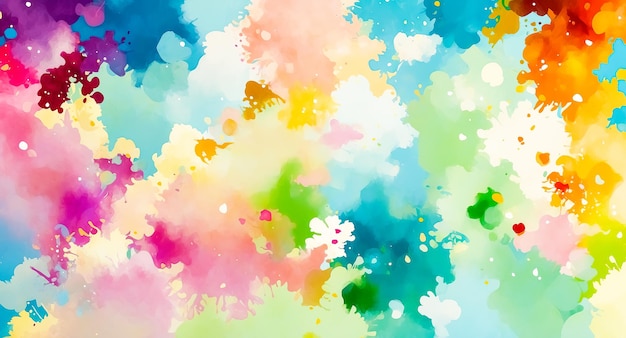 Photo colorful watercolor background