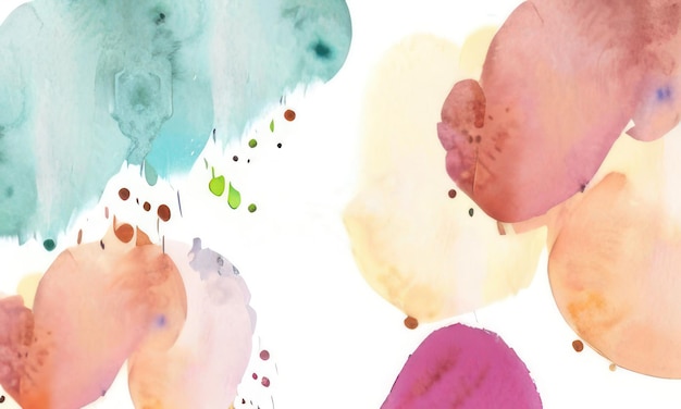 colorful watercolor drop background