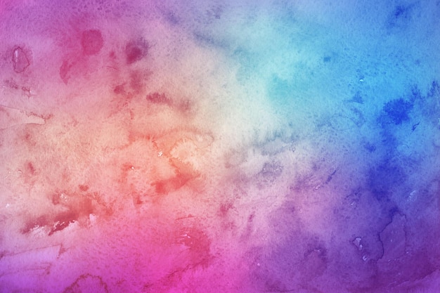 Colorful watercolor texture painted on paper background