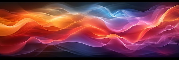 Colorful Wave Blur Effect Waves of Vivid Expression