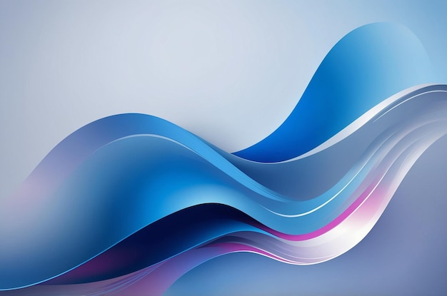 a colorful wave is shown with the blue and pink colors