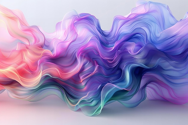 a colorful wave that is painted with different colors