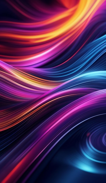 colorful waves with a colorful background free download