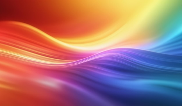 colorful waves with a colorful background free photo