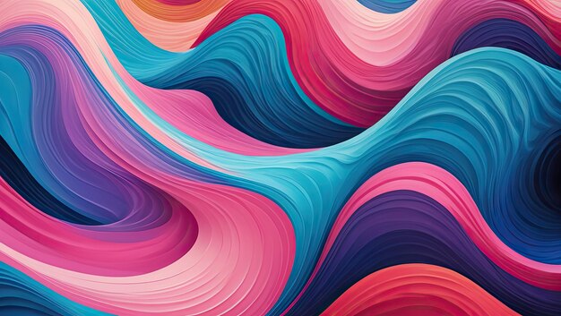 colorful wavy abstract background