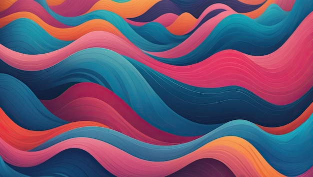 colorful wavy abstract background