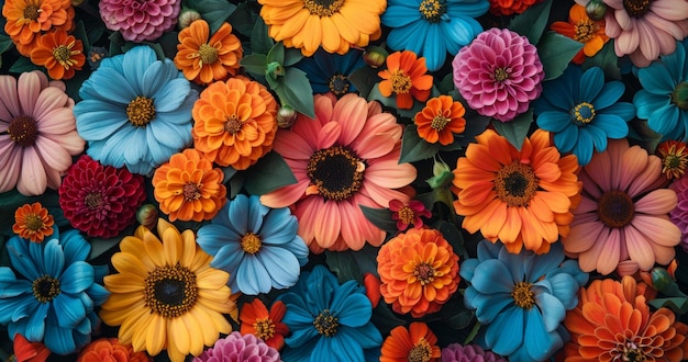 Colorful Wildflowers Pattern