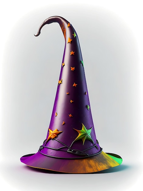 Colorful Witches hat For Halloween High detailed AI images