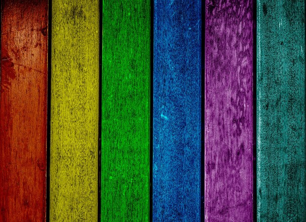 Colorful Wood Background