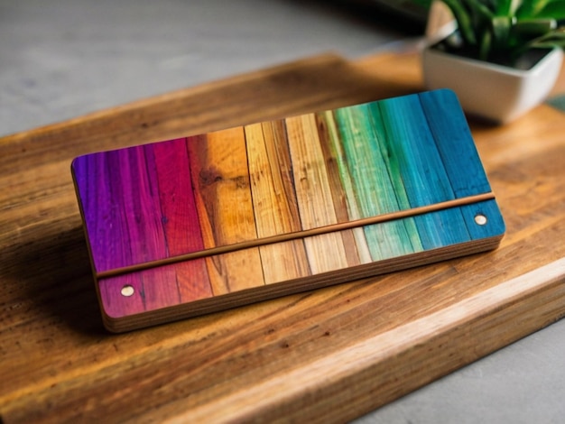 Colorful Wooden Plank background